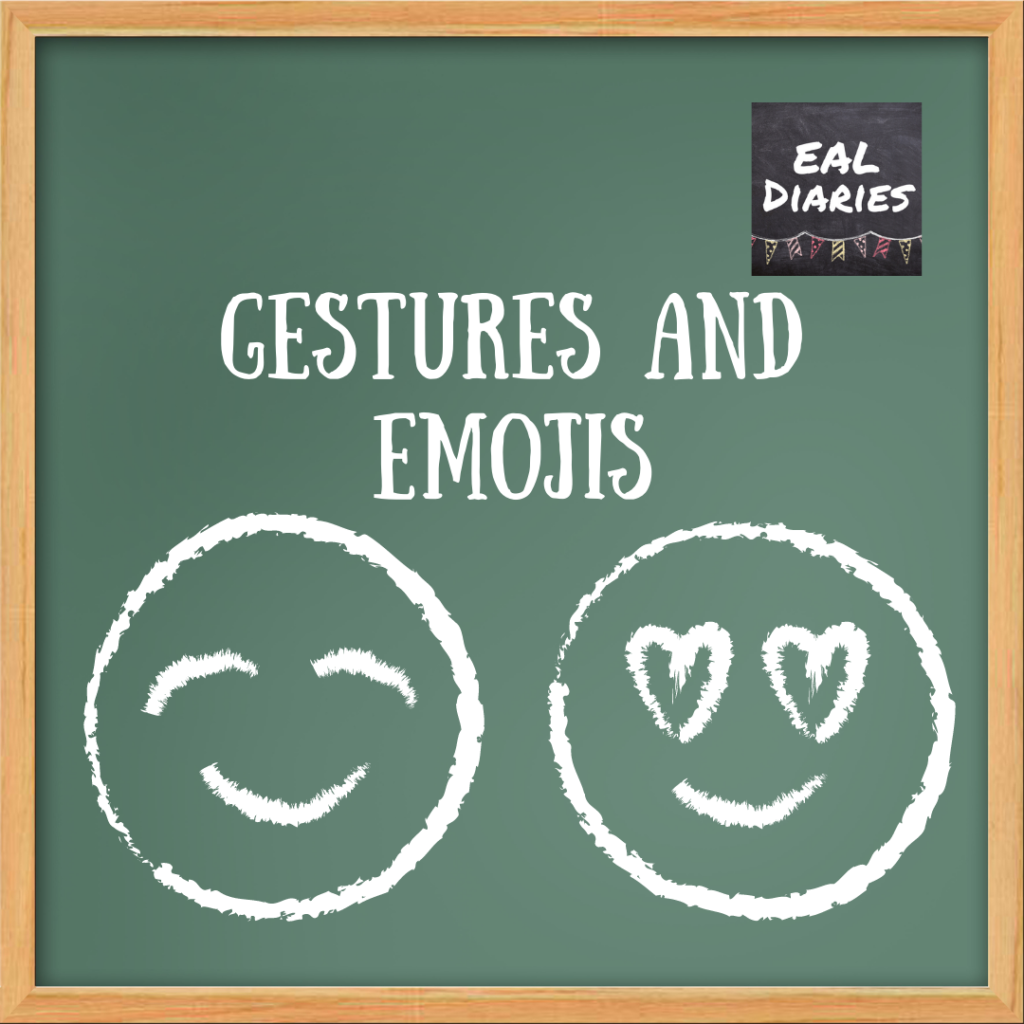 gestures and emojis assessment for learning